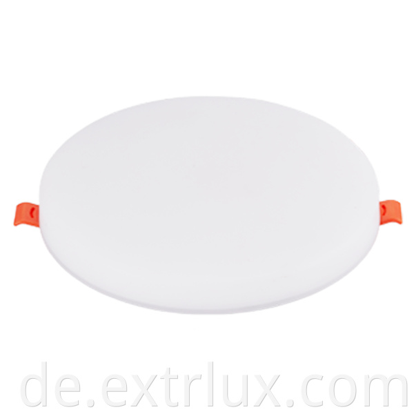 Recessed Round Iron Panel Light Top